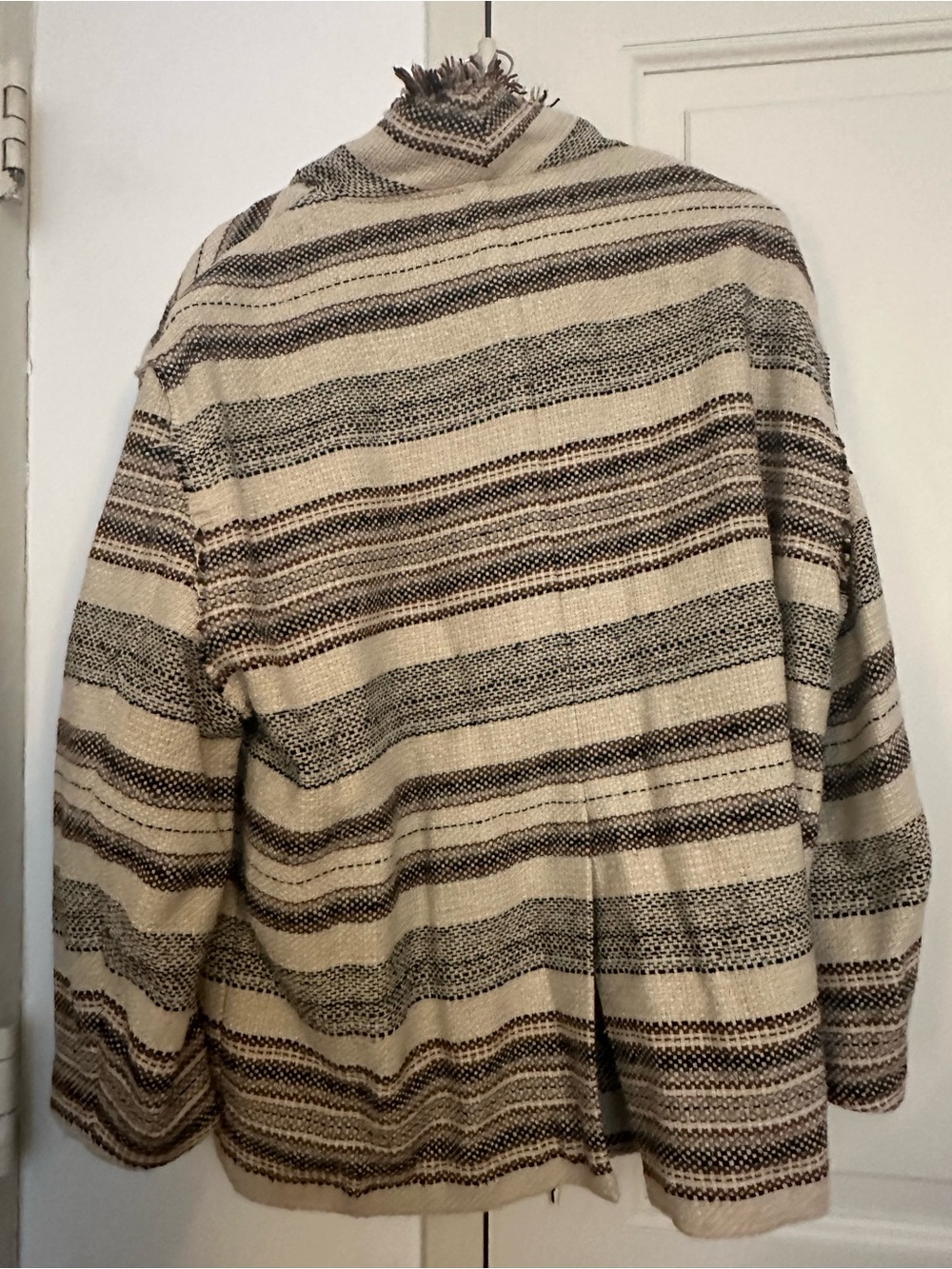 ISABEL MARANT ETOILE Josia Wool-Blend Striped Coat - Picture 7 of 9